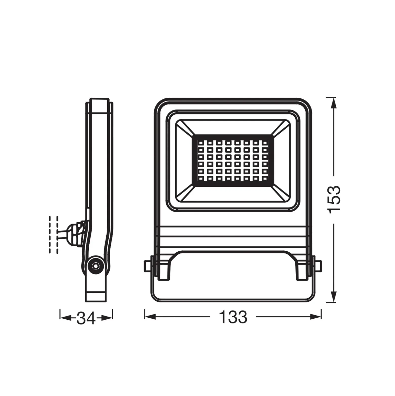 Foco exterior LED OSRAM ENDURA FLOOD, blanco 30 W 3000 K IP65