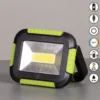 Foco exterior LED recargable 850946, negro/verde, longitud 16 cm