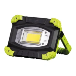 Foco exterior LED recargable 850947, negro/verde, longitud 17 cm