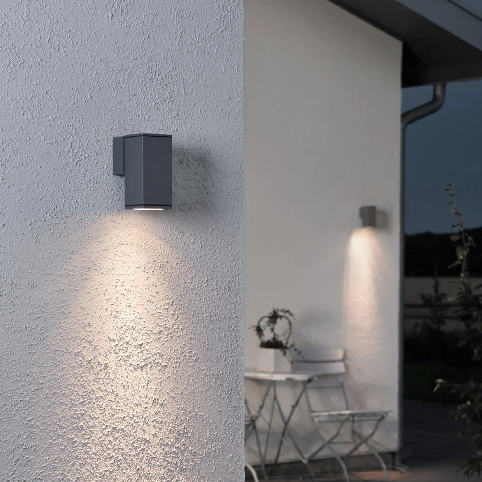 Foco exterior Monza antracita 1 luces