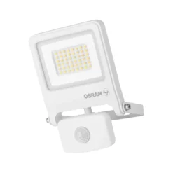 Foco exterior OSRAM ENDURA FLOOD, blanco, sensor 30 W 830 IP44