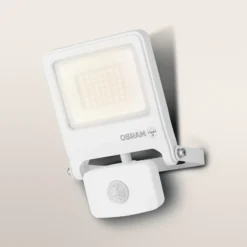 Foco exterior OSRAM ENDURA FLOOD, blanco, sensor 30 W 830 IP44