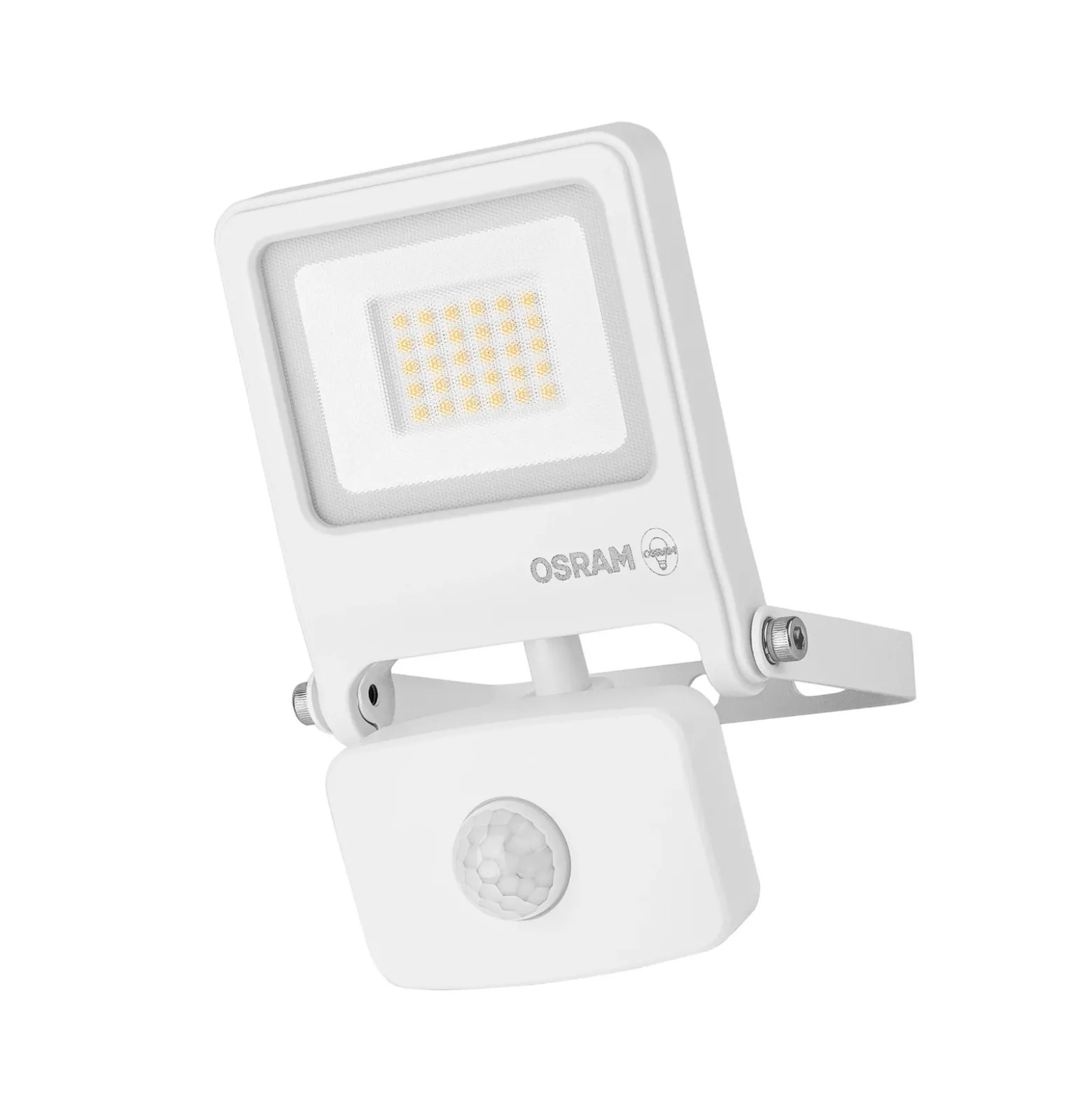Foco exterior OSRAM ENDURA FLOOD, blanco, sensor 20 W 830 IP44