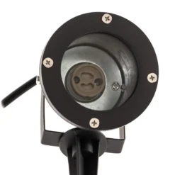 Foco exterior Ubangi con pincho de tierra en un Set de 3