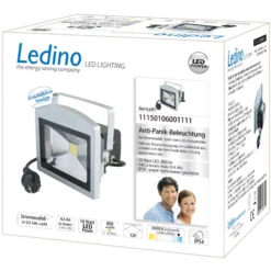 Foco LED Benrath, luz anti-pánico con batería