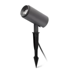 Foco LED con pica Plom, gris oscuro