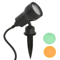 Foco LED con pica Terra con filtro de color