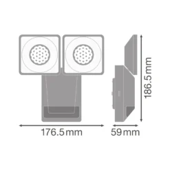 Foco LED con sensor para exteriores ENDURA PRO de OSRAM, blanco, IP55
