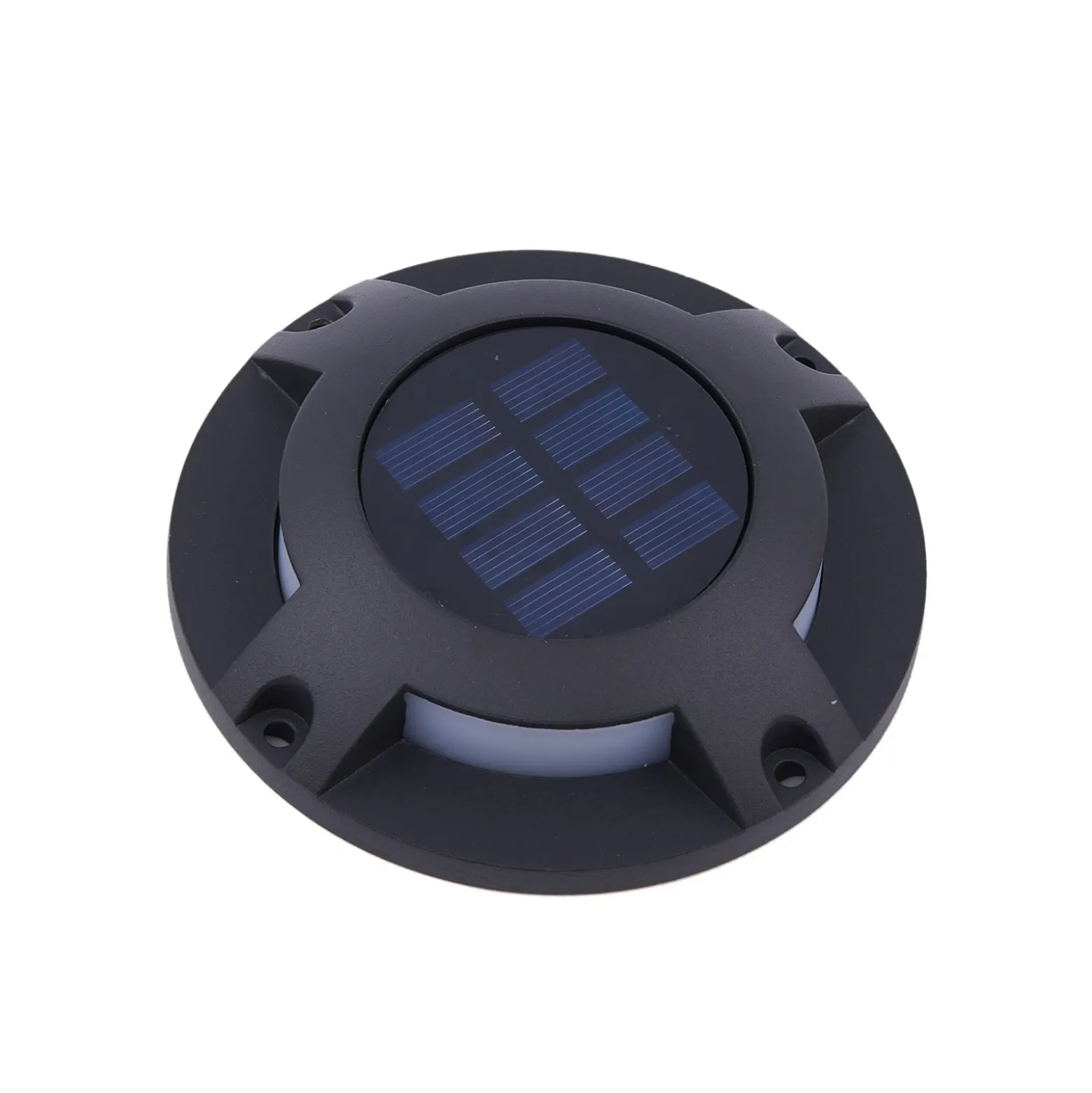 Foco LED de suelo solar Selius de Prios, antracita, IP67