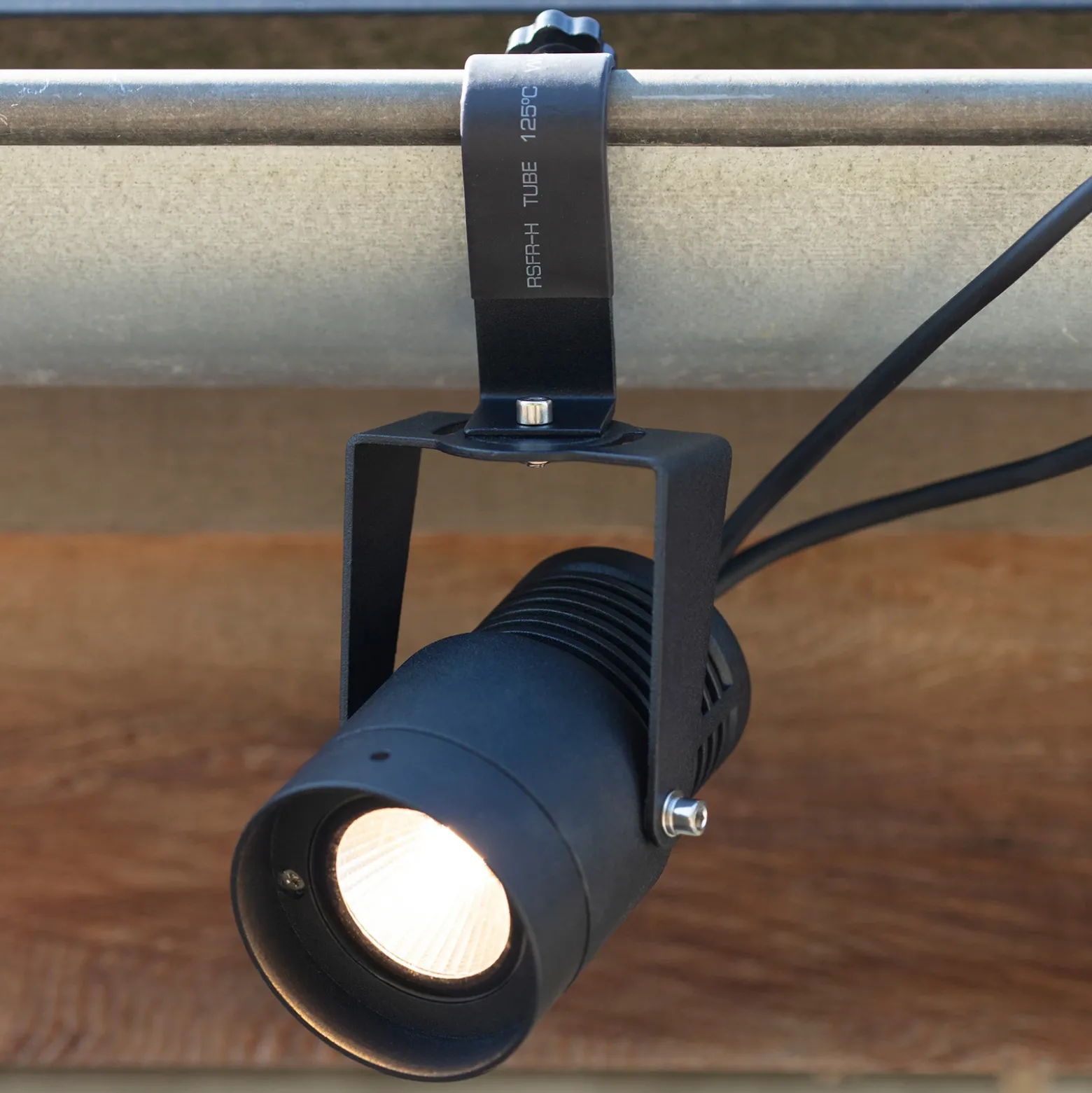 Foco LED Garden 24, negro, 9 vatios
