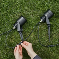 Foco LED Garden 24, negro, 3 vatios