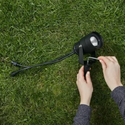 Foco LED Garden 24, negro, 3 vatios