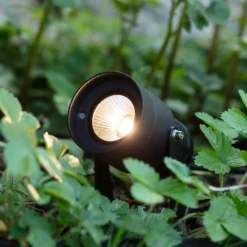 Foco LED Garden 24, negro, 6 vatios