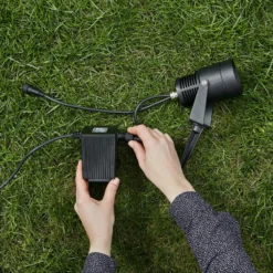 Foco LED Garden 24, negro, 6 vatios