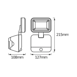 Foco LED para exteriores DOUBLE de OSRAM, 1 luz, blanco, batería