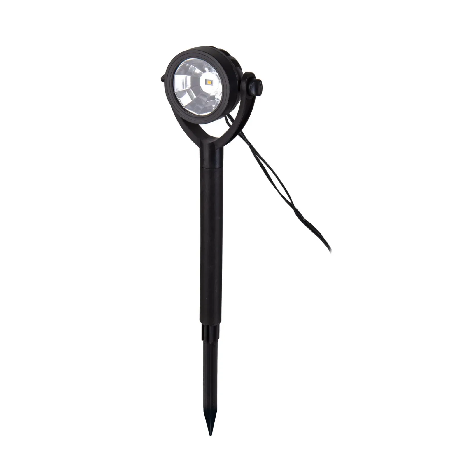 Foco LED solar con pica NOMI, negro, juego de 6, IP44