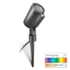 Foco LED STEINEL Garden SC, con sensor, antracita, IP65, RGBWW