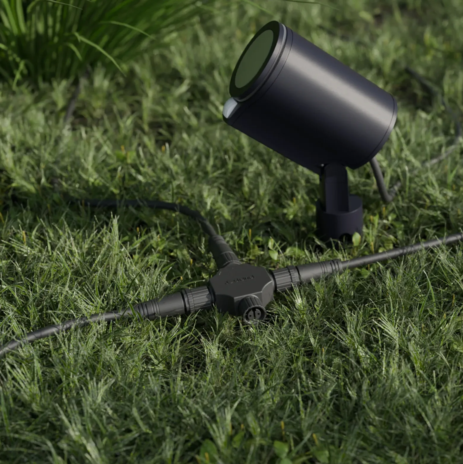 Foco LED STEINEL Garden SC, con sensor, antracita, IP65, RGBWW