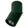 Foco Soleo, negro, IP44, orientable, aluminio