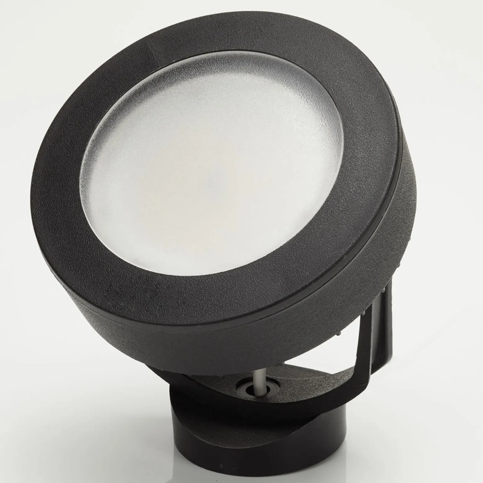 Foco Tommy redondo negro 1 luz 10W CCT