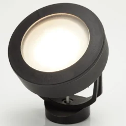 Foco Tommy redondo negro 1 luz 10W CCT