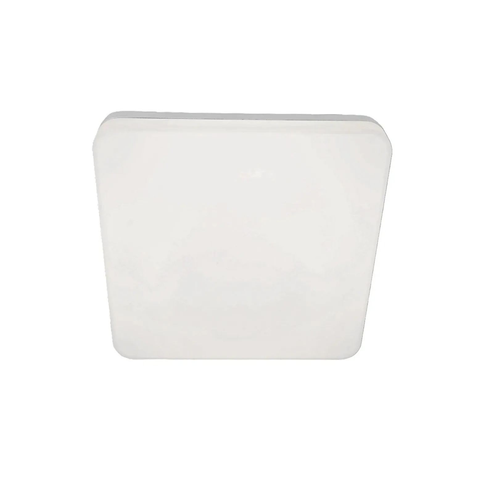 Folk plafón para exterior LED, sensor, 28 x 28 cm, blanco, IP65