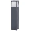 Forlight Veta bolardo luminoso, altura 80 cm, negro, aluminio