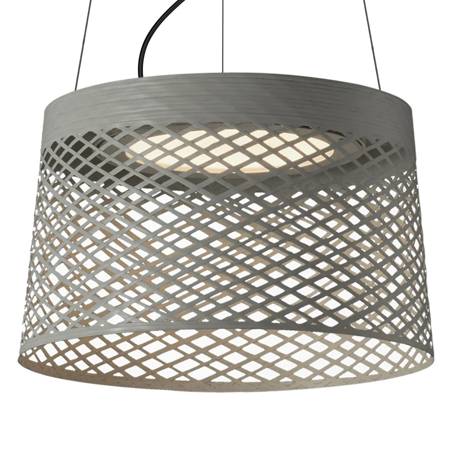 Foscarini Twiggy Grid lámpara colgante LED, greige