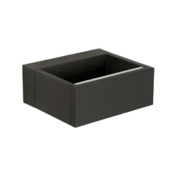 Goa - aplique de exterior LED angular en negro