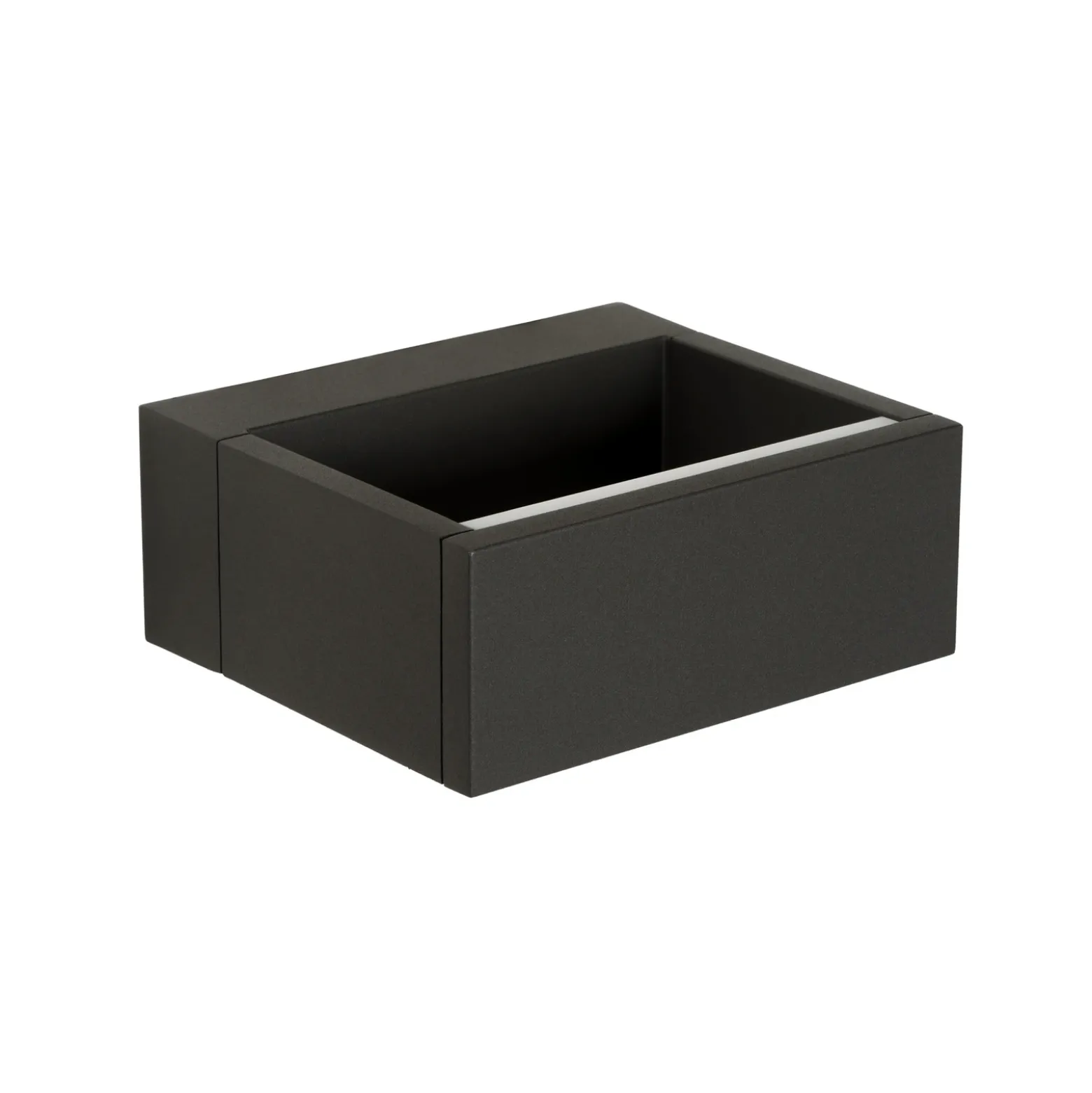Goa - aplique de exterior LED angular en negro