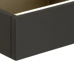 Goa - aplique de exterior LED angular en negro