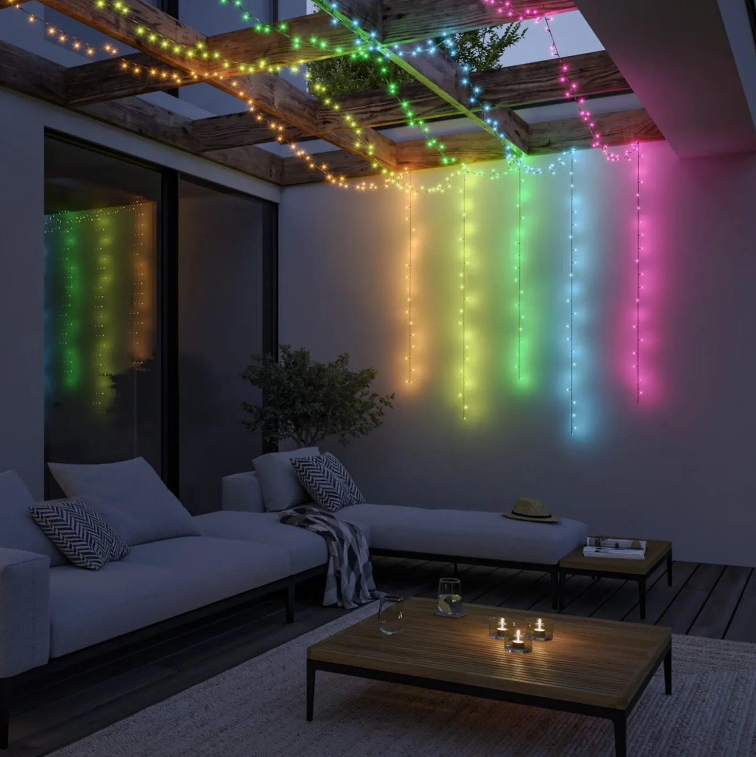 Guirnalda de luces inteligente Paulmann Plug&Shine Yuna de 10 m, RGB, color