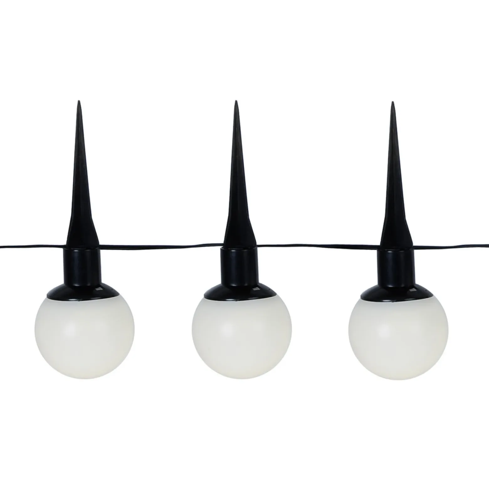 Guirnalda de luces LED solar Combo, 6 luces, IP44, plástico