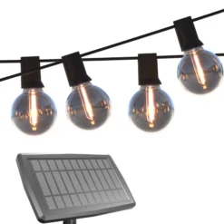 Guirnalda de luces LED solares Vista de Calex, longitud 10 metros, IP44