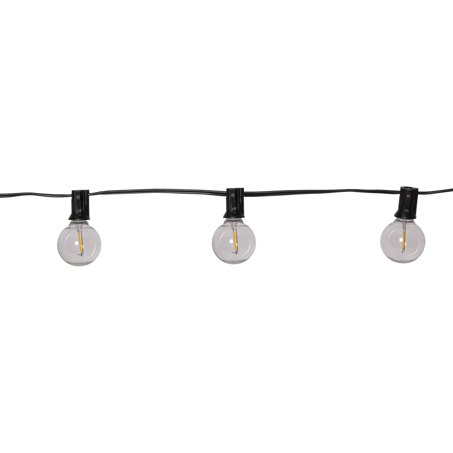 Guirnalda de luces LED solares Globe Mini, 10 luces, 270 cm, 3000 K