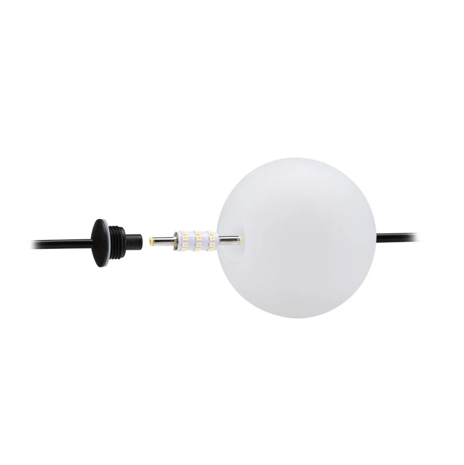 Guirnalda de luces Paulmann Plug & Shine Naima, extensión de 2 m, IP67