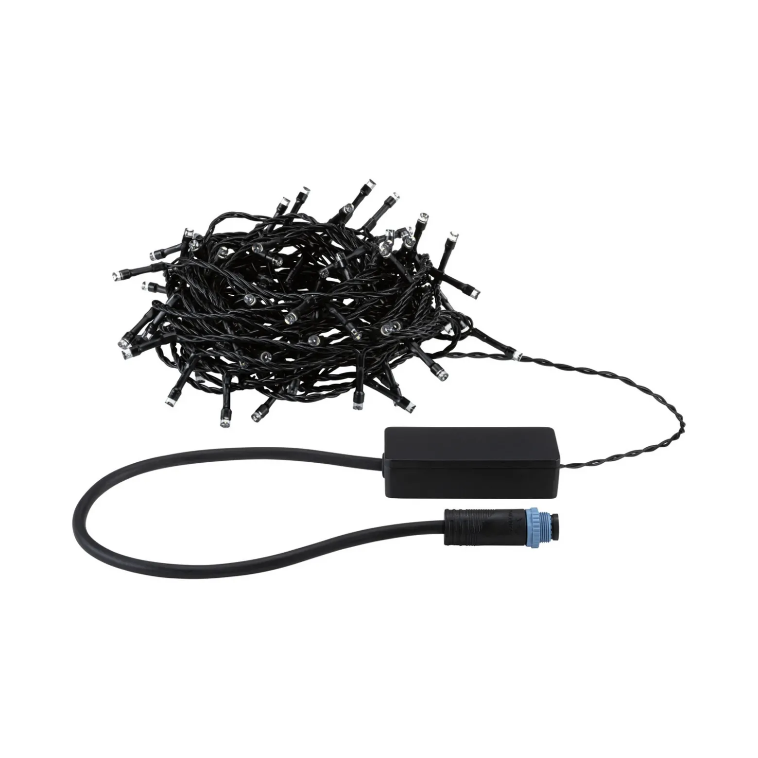Guirnalda de luces Paulmann Plug & Shine Yuna, 10 m, 3000 K, negra