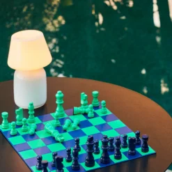 HAY Apollo Lámpara de mesa LED portátil recargable de cristal