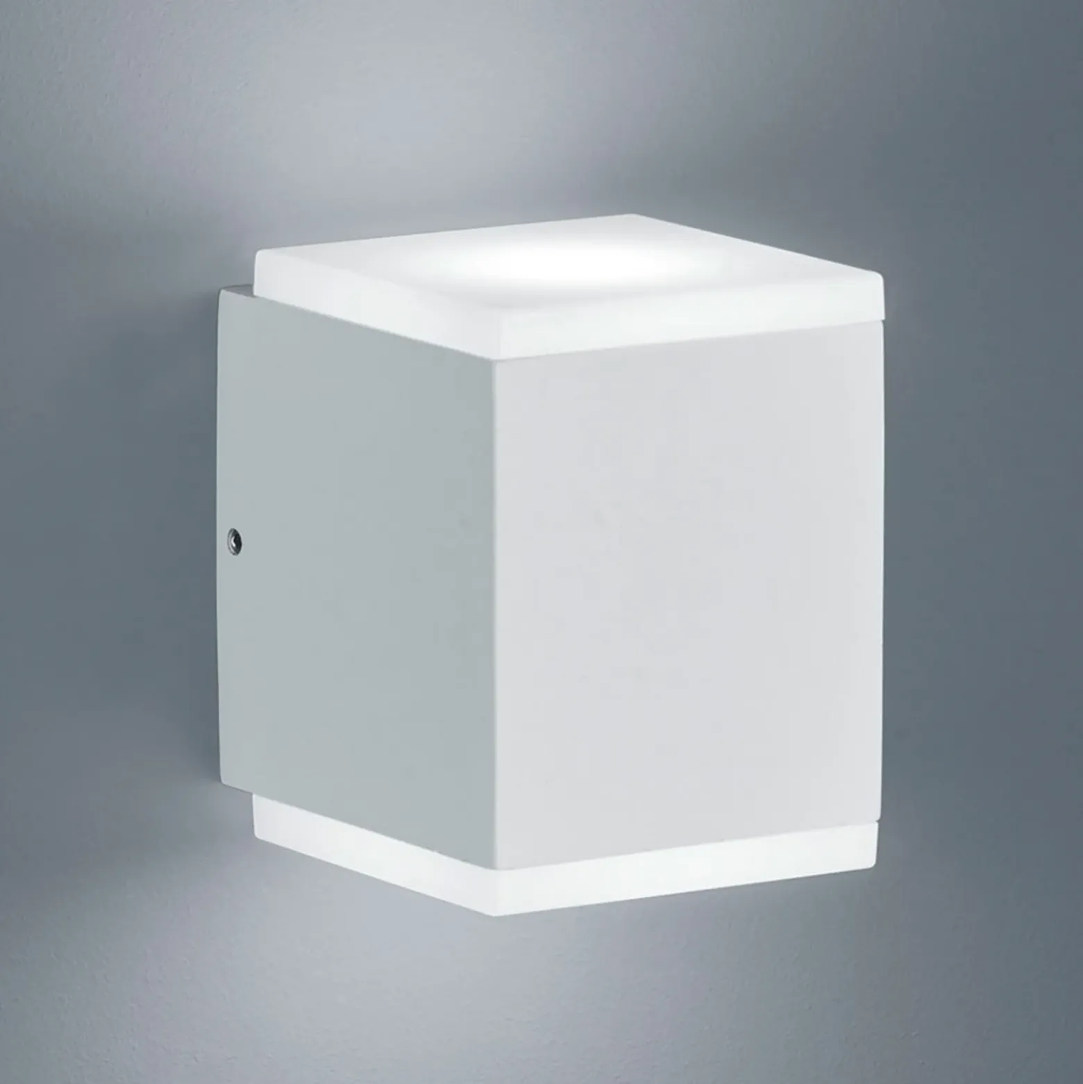 Helestra Kibo - aplique LED exterior, blanco mate
