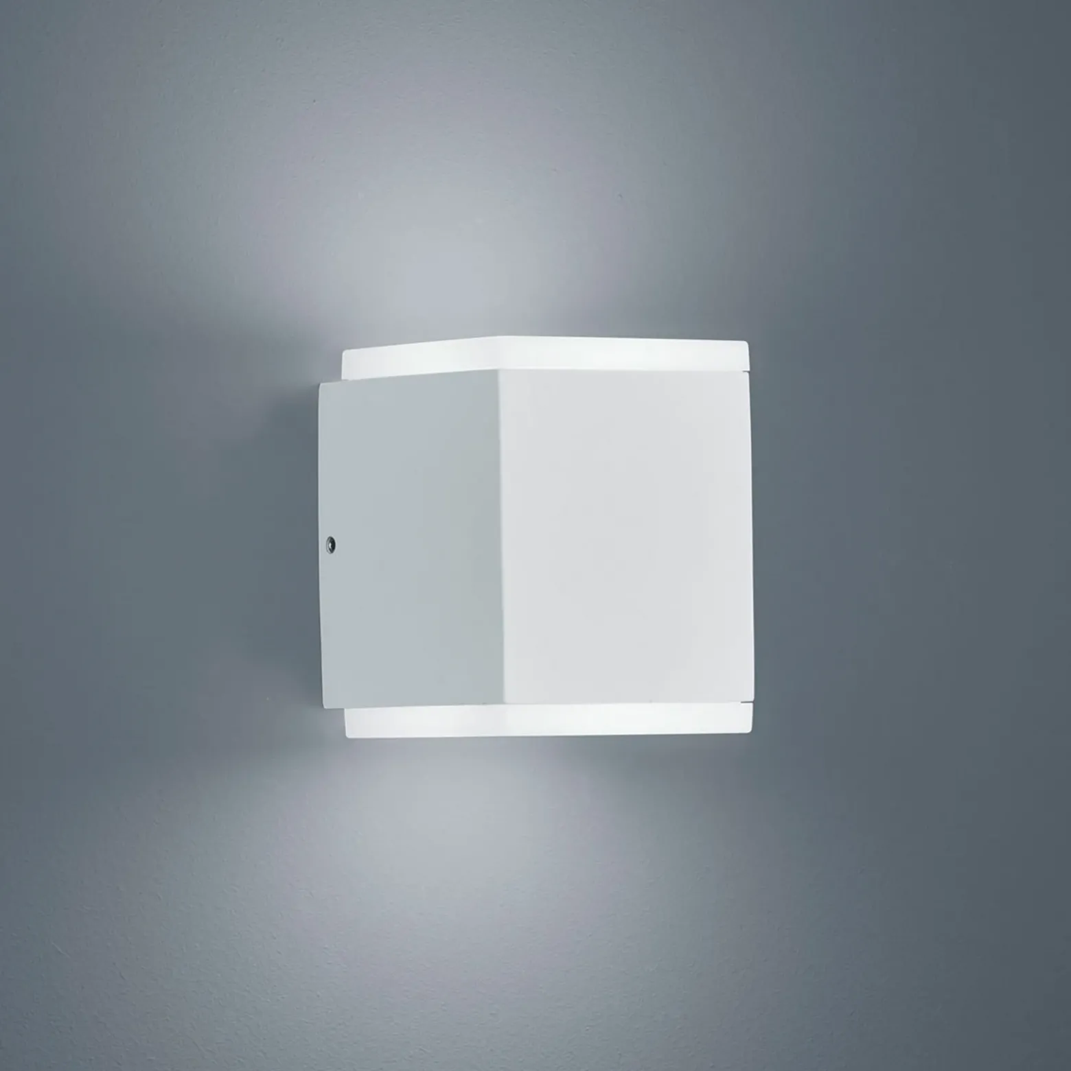 Helestra Kibo - aplique LED exterior, blanco mate