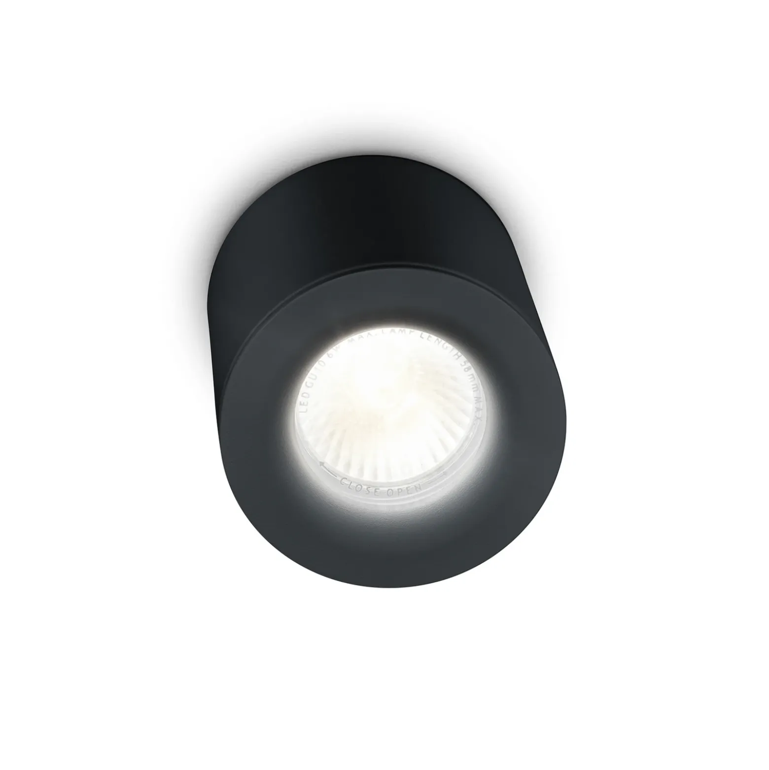 Helestra Lot plafón para exterior, IP65, negro