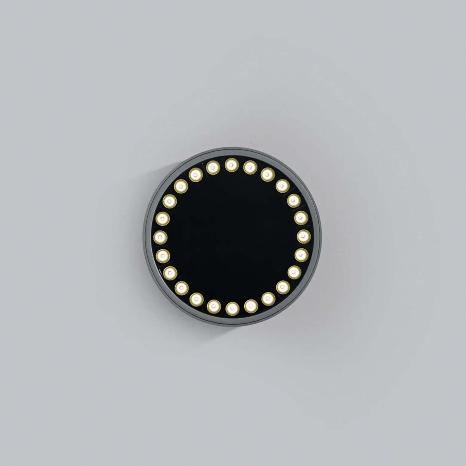 Helestra Say plafón LED de exterior grafito Ø23cm