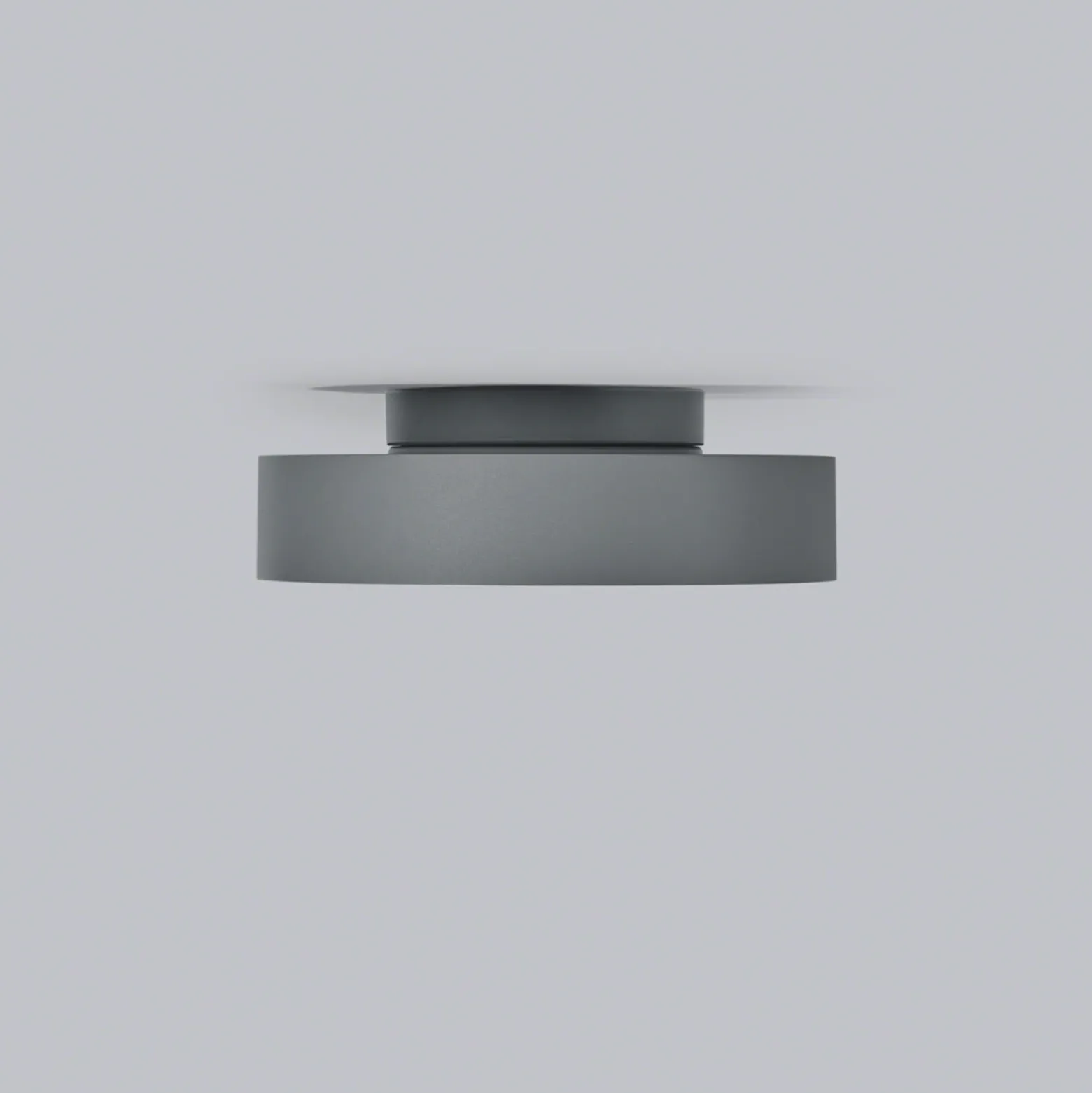 Helestra Say plafón LED de exterior grafito Ø23cm