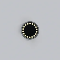 Helestra Say plafón LED exterior grafito Ø18,5cm