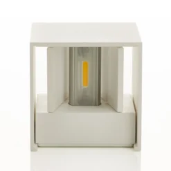 Helestra Siri 44 aplique exterior up/down blanco