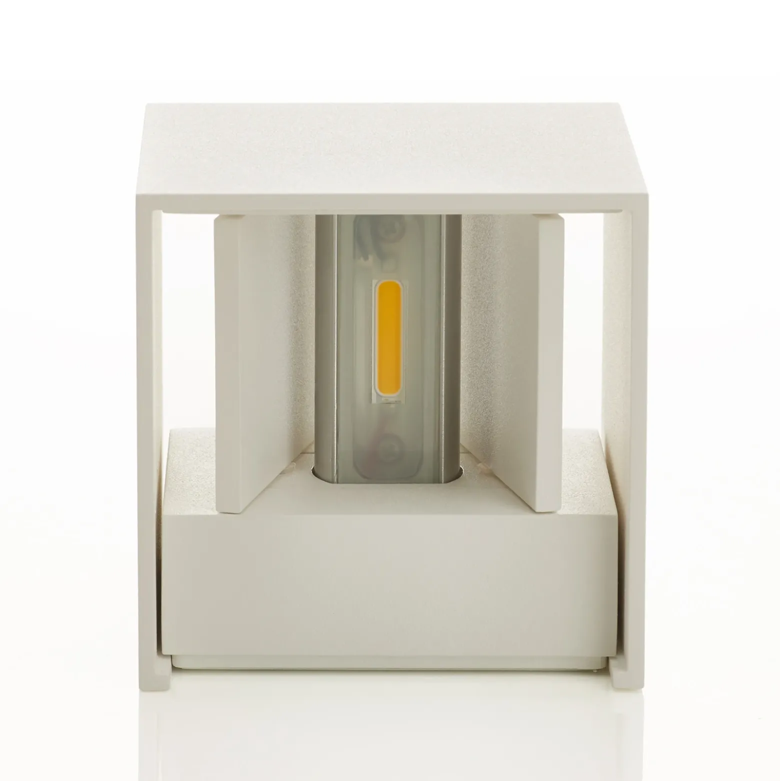 Helestra Siri 44 aplique exterior up/down blanco