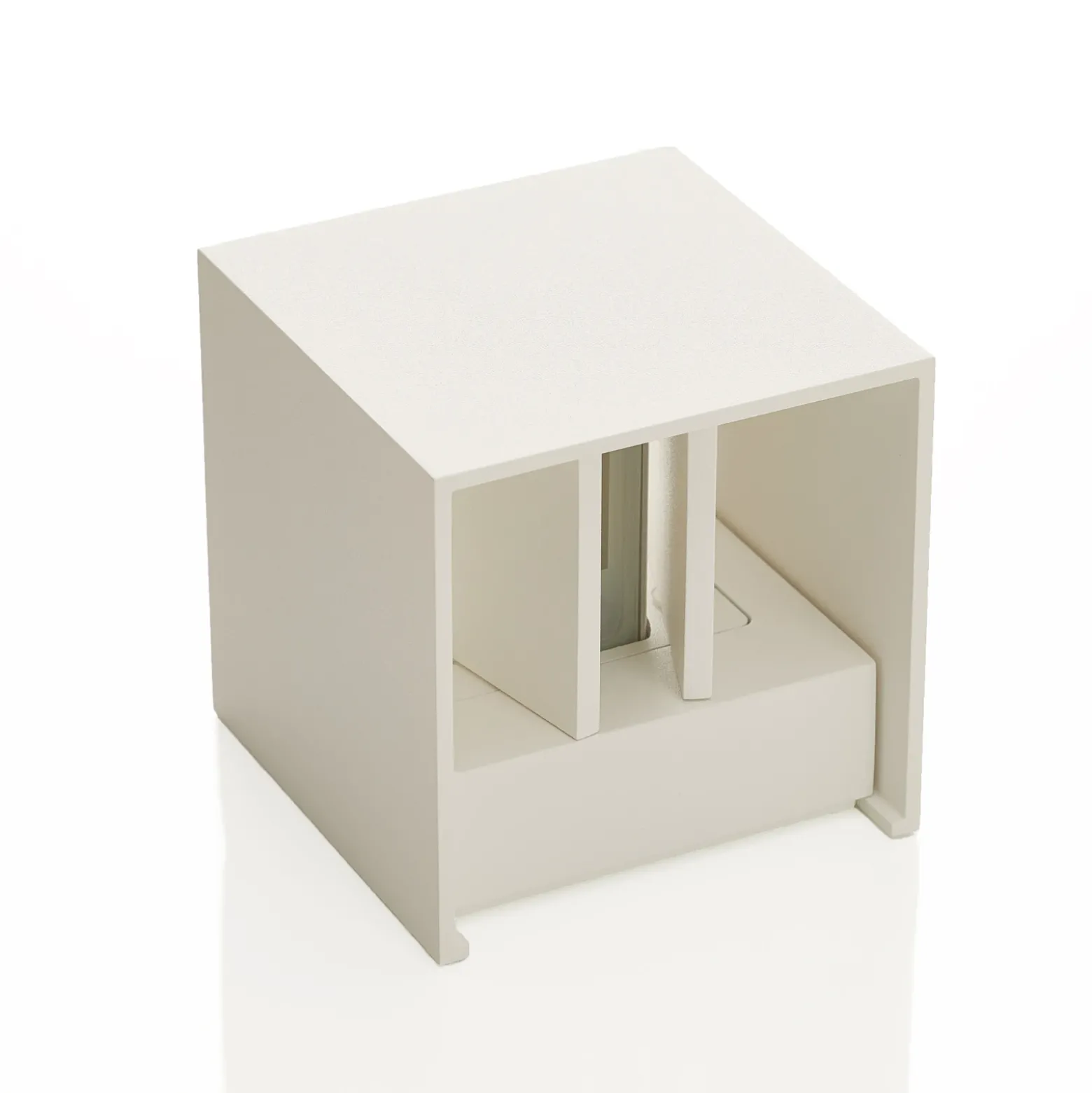 Helestra Siri 44 aplique exterior up/down blanco