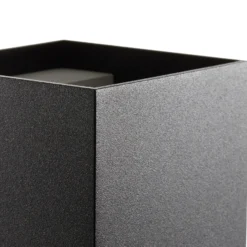 Helestra Siri 44 aplique para exterior arriba/abajo negro