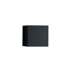 Helestra Siri 44 L aplique exterior up/down negro