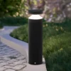 Hermosa farola LED Melzo en negro